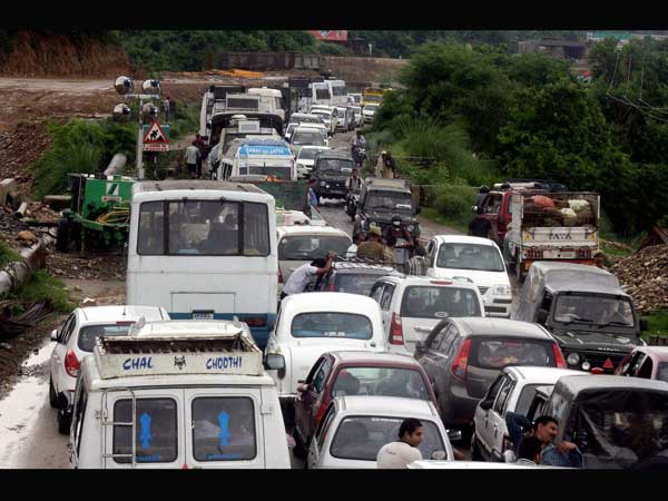 Traffic in Jammu