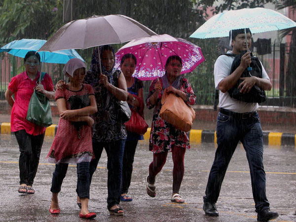Rains in New Delhi