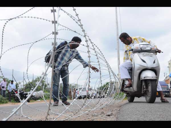 This was a common site wherever the protests were held.