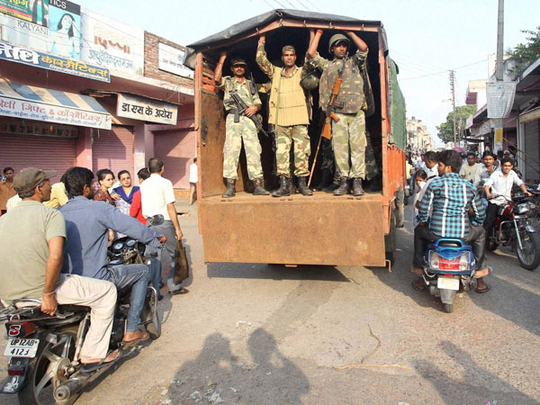 Security personnel keep vigil