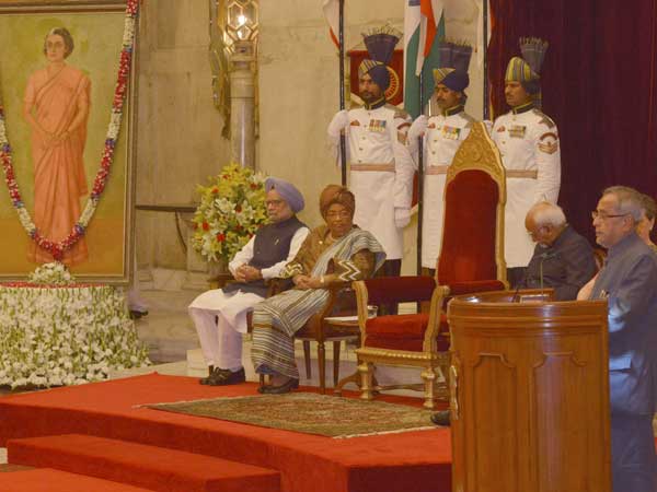 In Rashtrapati Bhawan