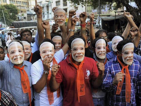 Celebration in Gujarat over Modi's elevation