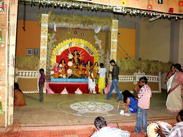 The mandap The mandap