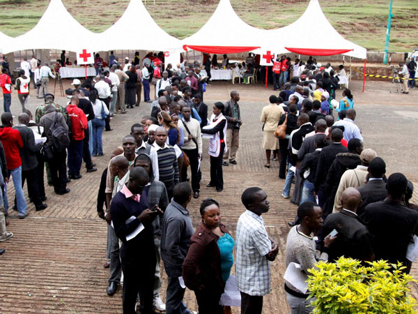 Kenyans rise to the occasion Kenyans rise to the occasion