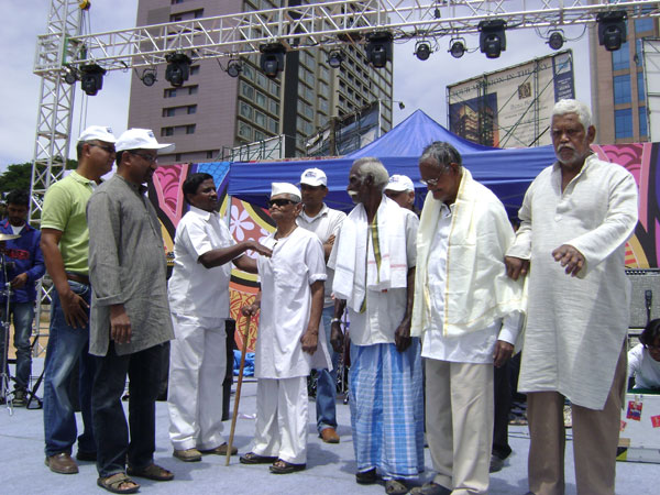 Felicitating the senior members