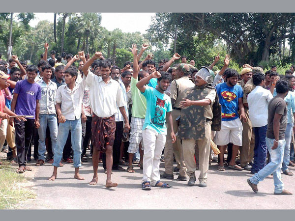 Telangana Row: Protest in Andhra Pradesh
