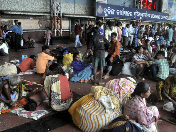 Cyclone effect: Passengers stranded in Odisha