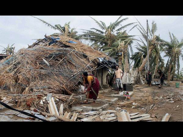 Collecting the belongings