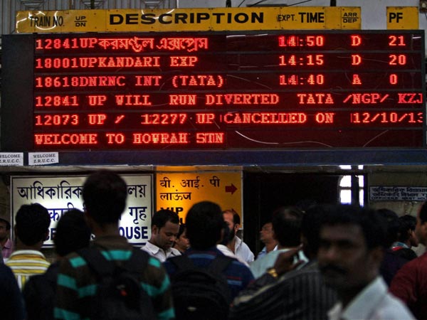 Trains delayed, cancelled Trains delayed, cancelled