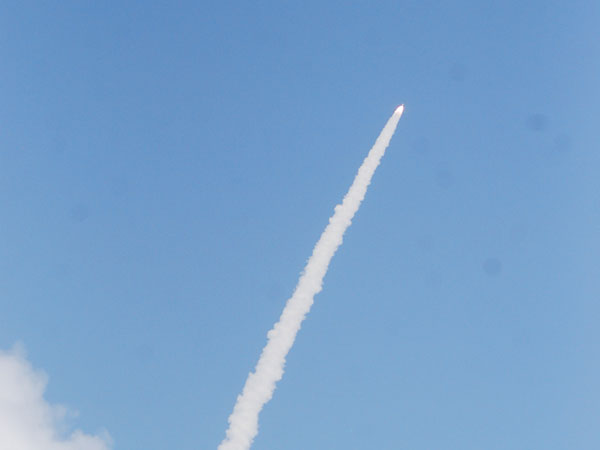 PSLV C-25 blasts off