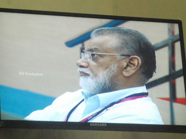 A tense ISRO chief 