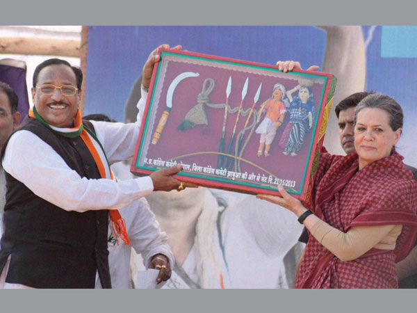 In pics: Sonia Gandhi's MP rally