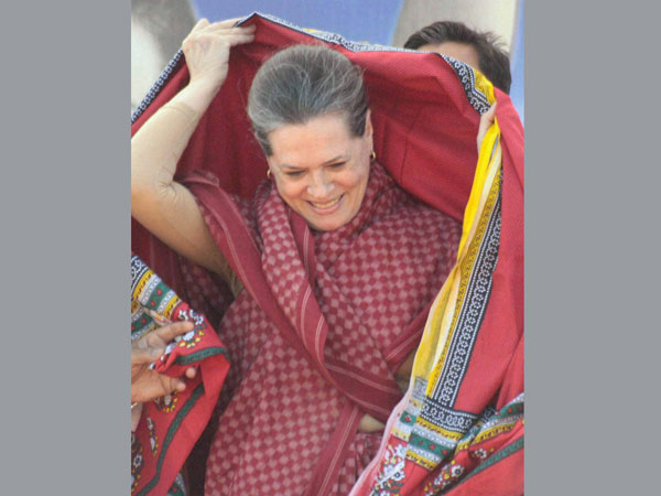 In pics: Sonia Gandhi's MP rally