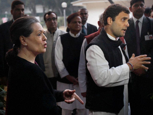 Sonia Gandhi and Rahul Gandhi