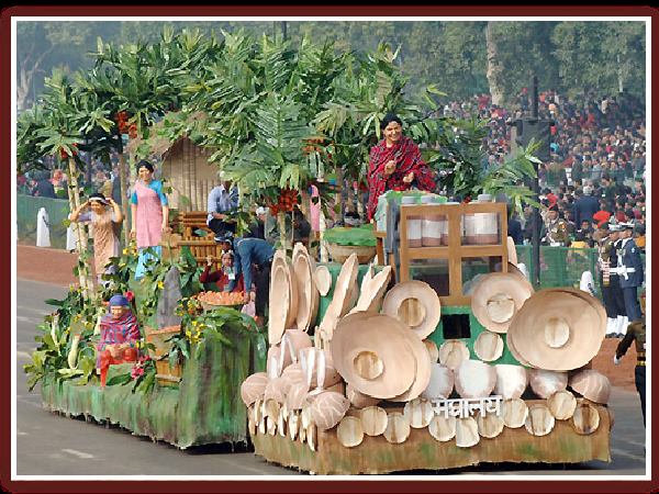 Meghalaya tableau procession
