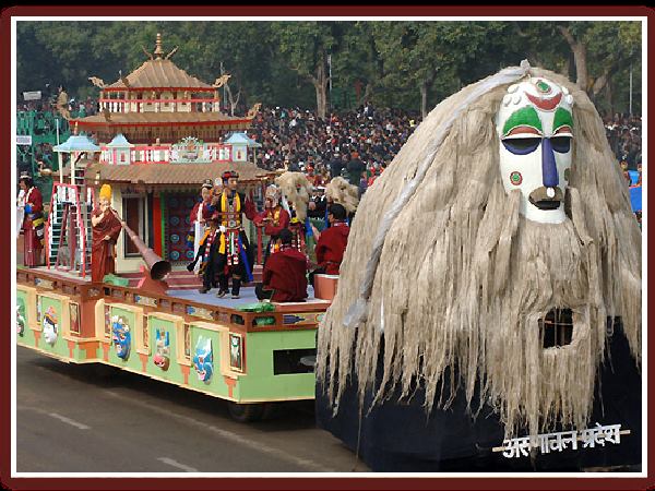 Arunachal Pradesh tableau procession