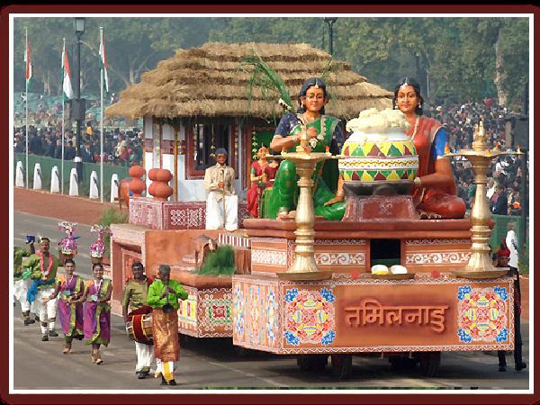 Tamil Nadu tableau procession