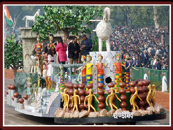 Chandigarh tableau procession