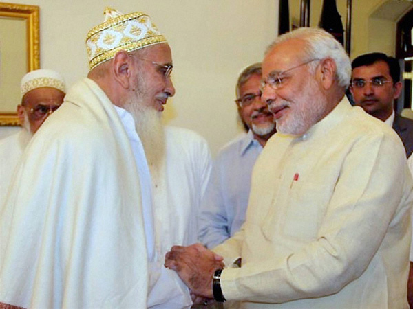 Modi meets new head of Dawoodi Bohra community