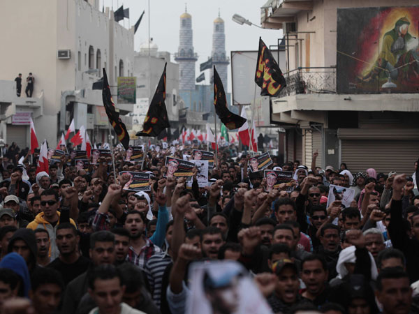 Protests erupt in Bahrain 