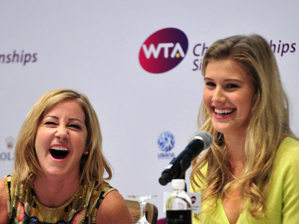 WTA press conference in Singapore 