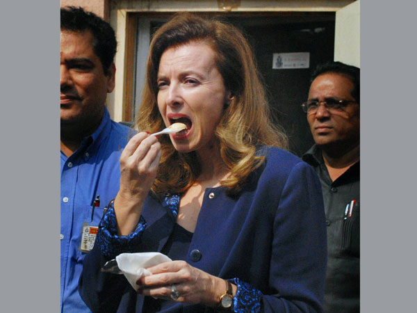 Pics: Ex-France First Lady visits Mumbai