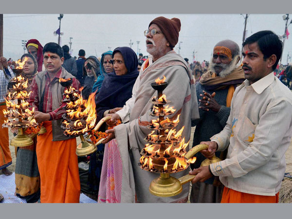 In pics: Devotees take holy dip in Ganga on Mauni Amavasya
