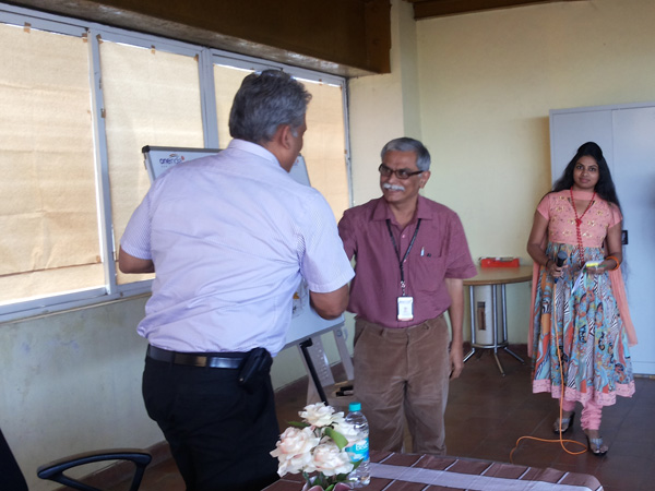 In pics: Ian Faria interacts with OneIndia