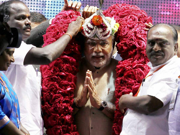 In pics: Narendra Modi in Vandalur, Tamil Nadu In pics: Narendra Modi in Vandalur, Tamil Nadu