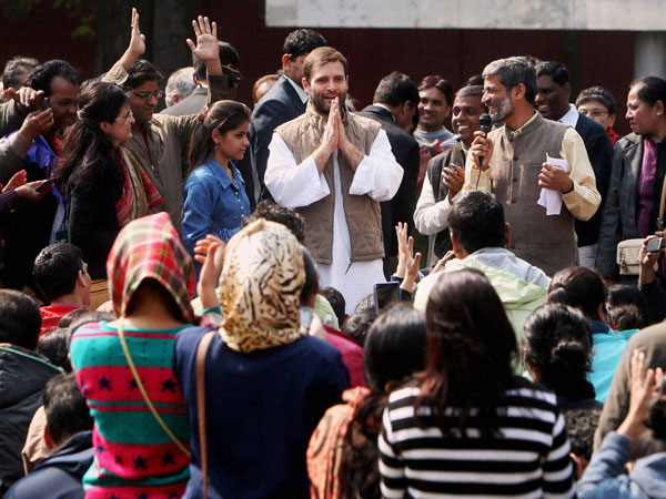 Rahul Gandhi interacts members of NGO 