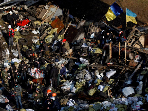 Protest escalate in Ukraine 