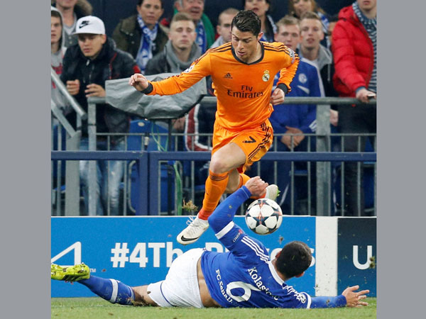 Racing to score a goal 