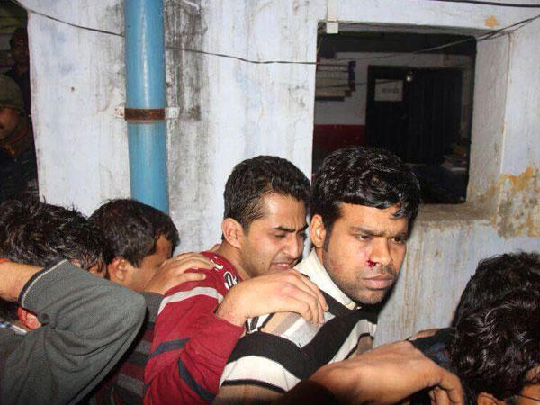 MLA attacked by junior doctors MLA attacked by junior doctors