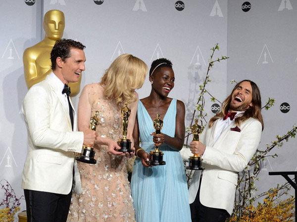 Starry night at the Oscars 