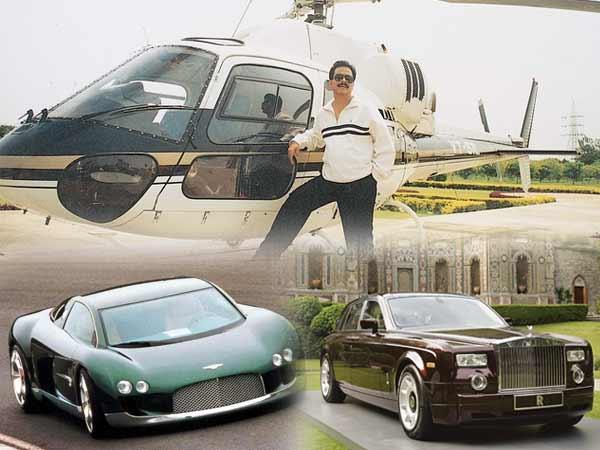 Owns fleet of expensive and fancy cars