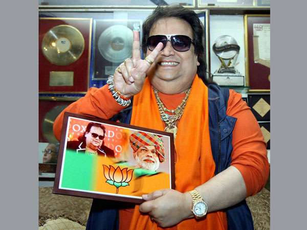Bappi Lahiri at a press conference
