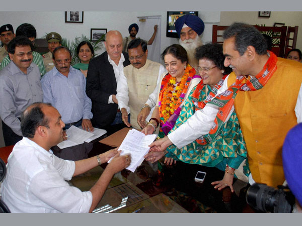 Kirron Kher files her nomination