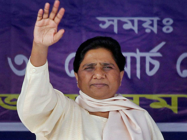 BSP Supremo Mayawati during her party workers