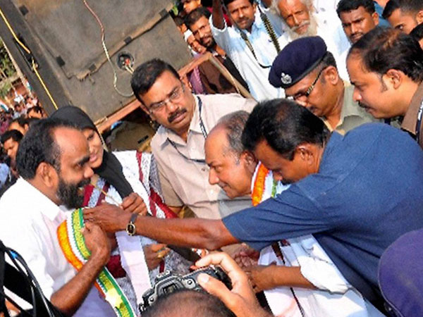 AK Antony campaigns for Lok Sabha elections
