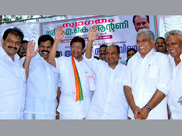 AK Antony and Malappuram UDF candidate E Ahmed