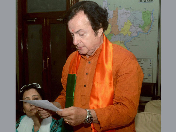 Actor and BJP party candiadte George Becker files his nomination