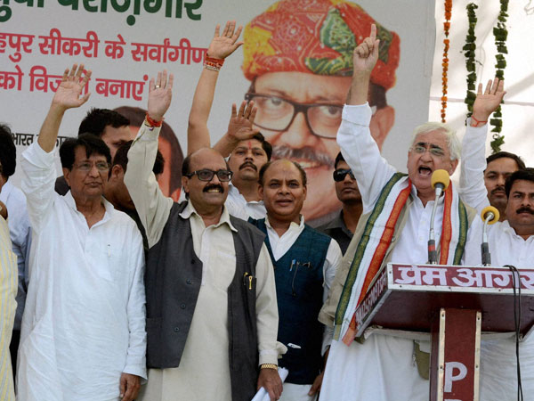 Union minister and Congress leader Salman Khurshid