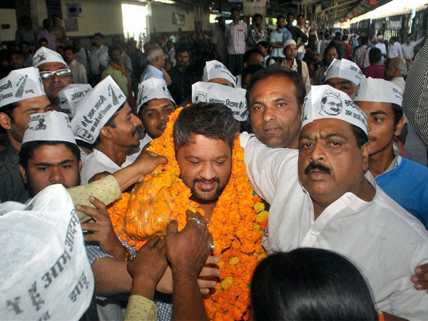 Adarsh Shastri, AAP candidate for Allahabad seat