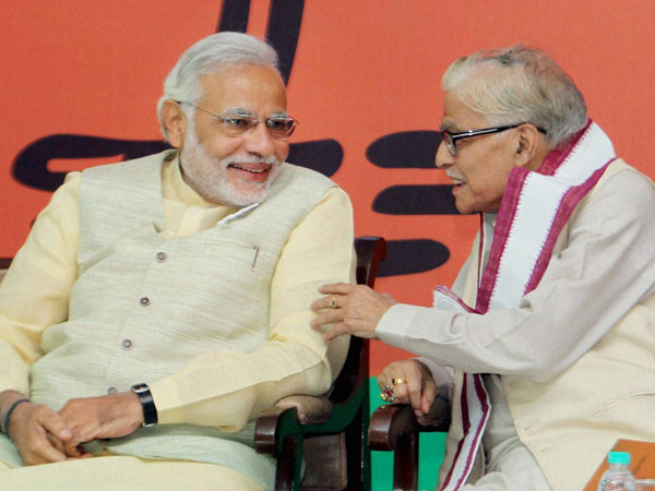 Narendra Modi and Murli Manohar Joshi 