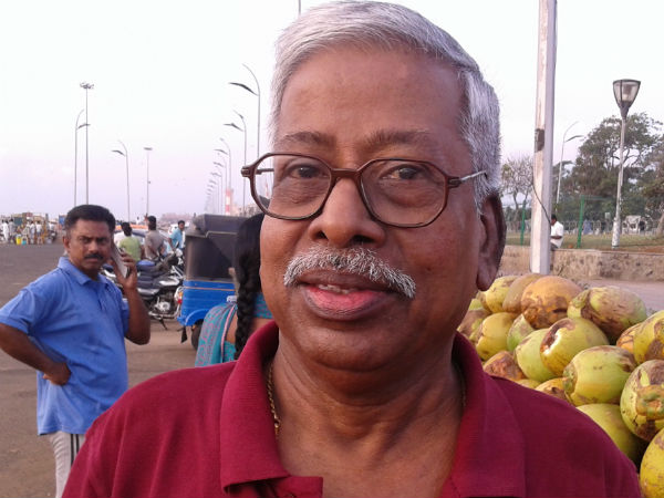 Ezhumalai, Tea seller - 63 years Ezhumalai, Tea seller - 63 years