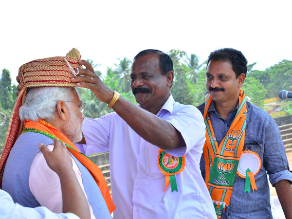 Modi greets state BJP leaders