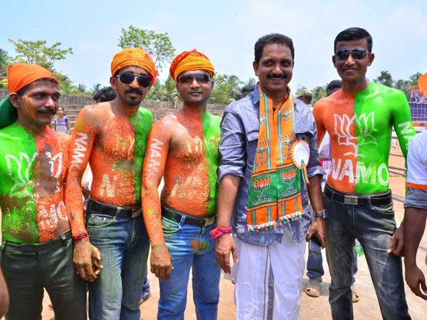 Modi wave hits Kasergod