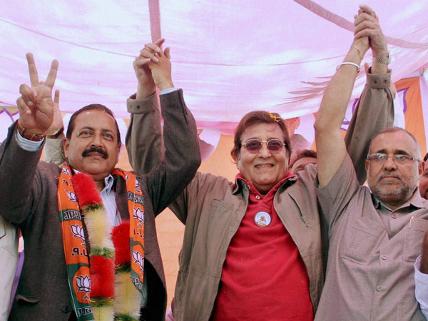 Bollywood star and BJP candidate for Gurdaspur Lok Sabha seat Bollywood star and BJP candidate for Gurdaspur Lok Sabha seat