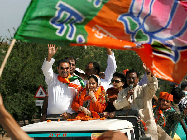Chandigarh Kirron Kher campaigning for Lok Sabha election Chandigarh Kirron Kher campaigning for Lok Sabha election