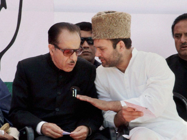 Rahul Gandhi with Jammu and Kashmir Congress chief Saif-ud-Din Soz Rahul Gandhi with Jammu and Kashmir Congress chief Saif-ud-Din Soz